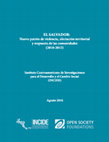 Research paper thumbnail of El Salvador: Nuevo patrón de violencia, afectación territorial y respuesta de las comunidades (2010-2015) INCIDE