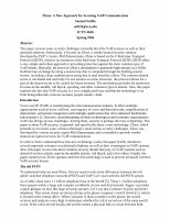 Research paper thumbnail of Zfone: A New Approach for Securing VoIP Communication