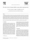 Research paper thumbnail of The mode of action of chromate inhibitor in epoxy primer on galvanized steel