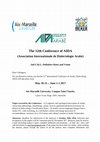 Research paper thumbnail of The Second Call for the 12th Conference. May 30-31 to June 1-2 2017. At Aix-Marseille University, Campus Saint Charles