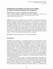 Research paper thumbnail of Management of groundnut stem and root rot complex by using Trichoderma harzianum Th3 at field level