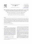 Research paper thumbnail of Measurements of soil gas radon in active fault systems: A case study along the North and East anatolian fault systems in Turkey