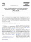 Research paper thumbnail of Towards an integrated approach of disaster and environment management: A case study of Thua Thien Hue province, central Viet Nam