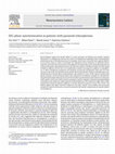 Research paper thumbnail of EEG phase synchronization in patients with paranoid schizophrenia