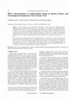 Research paper thumbnail of HPLC Determination of Antihistaminic Drugs in Surface Waters and Toxicological Evaluation by Vibrio Fischeri Test