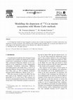 Research paper thumbnail of Modelling the dispersion of 137Cs in marine ecosystems with Monte Carlo methods