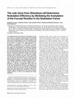 Research paper thumbnail of The nolL Gene from Rhizobium etli Determines Nodulation Efficiency by Mediating the Acetylation of the Fucosyl Residue in the Nodulation Factor