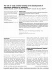 Research paper thumbnail of The impact of healthy parenting as a protective factor for posttraumatic stress disorder in adulthood: a case-control study