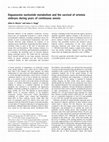 Research paper thumbnail of Diguanosine nucleotide metabolism and the survival of artemia embryos during years of continuous anoxia