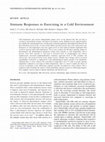 Research paper thumbnail of Immune responses to exercising in a cold environment