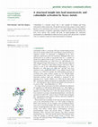 Research paper thumbnail of A structural insight into lead neurotoxicity and calmodulin activation by heavy metals