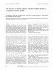 Research paper thumbnail of The structure of human collapsin response mediator protein 2, a regulator of axonal growth