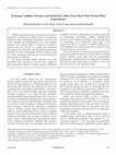 Research paper thumbnail of Drainage Capillary Pressure and Resistivity Index from Short-Wait Porous-Plate Experiments