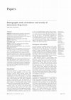 Research paper thumbnail of Ethnographic study of incidence and severity of intravenous drug errors