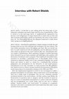 Research paper thumbnail of 2009 - Interview with Robert Shields