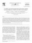 Research paper thumbnail of Capillary gas chromatography–mass spectrometry of volatile and semi-volatile compounds of Salvia officinalis