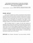 Research paper thumbnail of L’INFLUENCE D’UNE NOUVELLE TAXE SUR LES BIENS IMMOBILIERS SUR LE SECTEUR IMMOBILIER AU LIBAN – APPLICATION A SOLIDERE