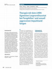 Research paper thumbnail of Therapie mit dem LHRH-Agonisten Leuprorelinacetat bei Paraphilien und sexuell aggressiven Impulshandlungen