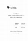 Research paper thumbnail of La muerte: su sentido y significado a partir de un estudio de casos en adultos mayores