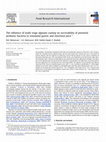 Research paper thumbnail of The influence of multi stage alginate coating on survivability of potential probiotic bacteria in simulated gastric and intestinal juice