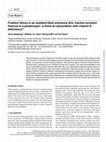 Research paper thumbnail of Fixation failure in an isolated tibial eminence ACL traction avulsion fracture in a paratrooper: is there an association with vitamin D deficiency?