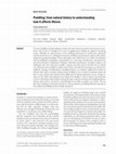 Research paper thumbnail of Puddling: from natural history to understanding how it affects fitness