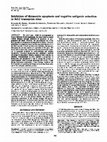 Research paper thumbnail of Inhibition of Thymocyte Apoptosis and Negative Antigenic Selection in bcl-2 Transgenic Mice