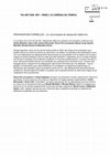 Research paper thumbnail of Profanations formelles (Paris, YIA Art Fair, Carreau du Temple, 20-23/10/2016)