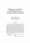 Research paper thumbnail of Mensuração do desempenho estratégico na lógica do modelo strober: uma análise no setor de revenda automotiva