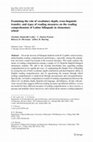 Research paper thumbnail of Examining the role of vocabulary depth, cross-linguistic transfer, and types of reading measures on the reading comprehension of Latino bilinguals in elementary school