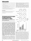 Research paper thumbnail of The homeobox gene lim-6 is required for distinct chemosensory representations in C. elegans