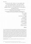 Research paper thumbnail of Estilos De Vida e Valores De Consumidores: Um Estudo De Grupos Psicográficos No Mercado Automotivo De Belo Horizonte