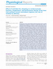 Research paper thumbnail of Effect of end-tidal CO2 clamping on cerebrovascular function, oxygenation, and performance during 15-km time trial cycling in severe normobaric hypoxia: the role of cerebral O2 delivery