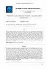 Research paper thumbnail of Journal of Recreation and Tourism Research TÜRKİYE'DE YAZILI MEDYANIN TURİZME YAKLAŞIMI: SORUN ÇOK, İLGİ YOK