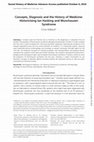 Research paper thumbnail of Concepts, Diagnosis and the History of Medicine: Historicising Ian Hacking and Munchausen Syndrome