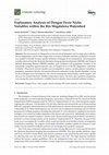 Research paper thumbnail of Exploratory Analysis of Dengue Fever Niche Variables within the Río Magdalena Watershed