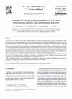 Research paper thumbnail of Dynamics of fruit growth, accumulation of wax esters, simmondsins, proteins and carbohydrates in jojoba