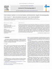 Research paper thumbnail of Void volume markers in reversed-phase and biomimetic liquid chromatography