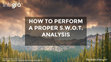 Research paper thumbnail of How To Perform A Proper SWOT Analysis.pdf