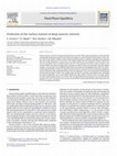 Research paper thumbnail of Prediction of the surface tension of deep eutectic solvents