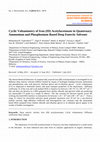 Research paper thumbnail of Cyclic Voltammetry of Metallic Acetylacetonate Salts in Quaternary Ammonium and Phosphonium Based Deep Eutectic Solvents