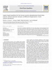 Research paper thumbnail of Liquid–liquid equilibria for the ternary system (phosphonium based deep eutectic solvent–benzene–hexane) at different temperatures: A new solvent introduced