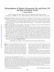 Research paper thumbnail of Polymorphisms in Platelet Glycoprotein 1b and Factor VII and Risk of Ischemic Stroke