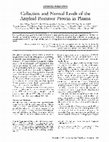 Research paper thumbnail of Collection and normal levels of the amyloid precursor protein in plasma