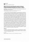 Research paper thumbnail of Effects of a new nanocomposite system on Human Gingival Fibroblasts/Streptococcus mitis co-culture