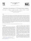 Research paper thumbnail of Optimization of the performance of CVD diamond electron multipliers