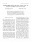 Research paper thumbnail of Electrophysiological Evidence Reveals Affective Evaluation Deficits Early in Stimulus Processing in Patients With Panic Disorder