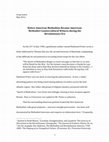 Research paper thumbnail of Before American Methodists Became American: Methodist Countercultural Witness during the Revolutionary Era