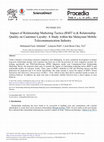 Research paper thumbnail of Impact of Relationship Marketing Tactics (RMT's) & Relationship Quality on Customer Loyalty: A Study within the Malaysian Mobile Telecommunication Industry