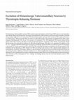 Research paper thumbnail of Excitation of Histaminergic Tuberomamillary Neurons by Thyrotropin-Releasing Hormone